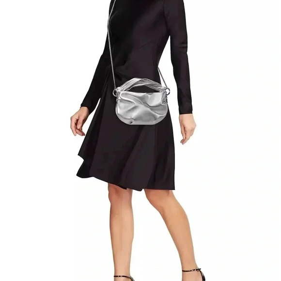 Jimmy Choo Bonny Metalic leather top handle bag - Picture 2 of 4